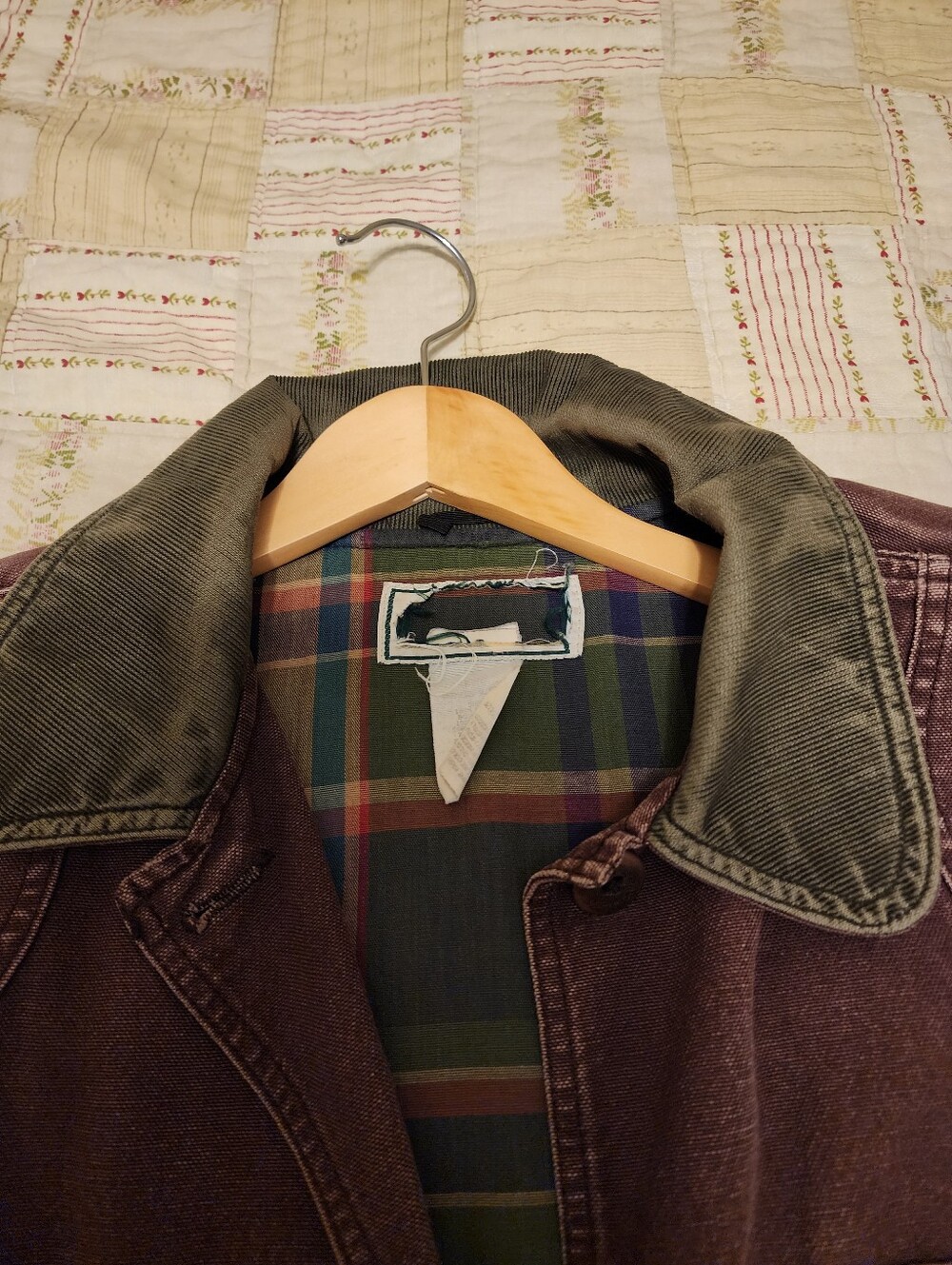 Vintage L.L.Bean 90's brown chore coat medium - Picture 7 of 13